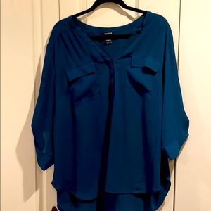 Teal blouse